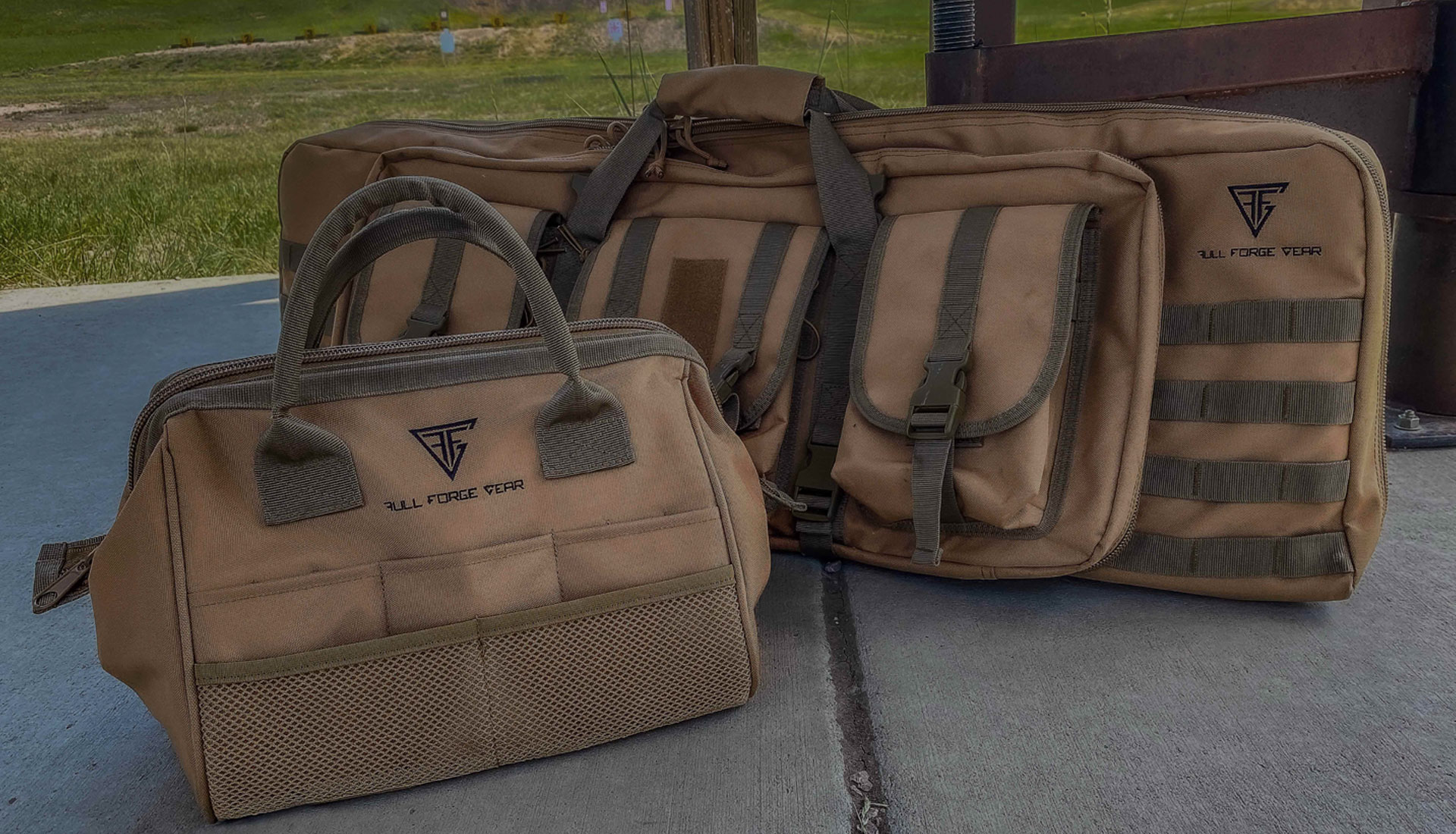 Full Forge Gear tool bag and rifle case