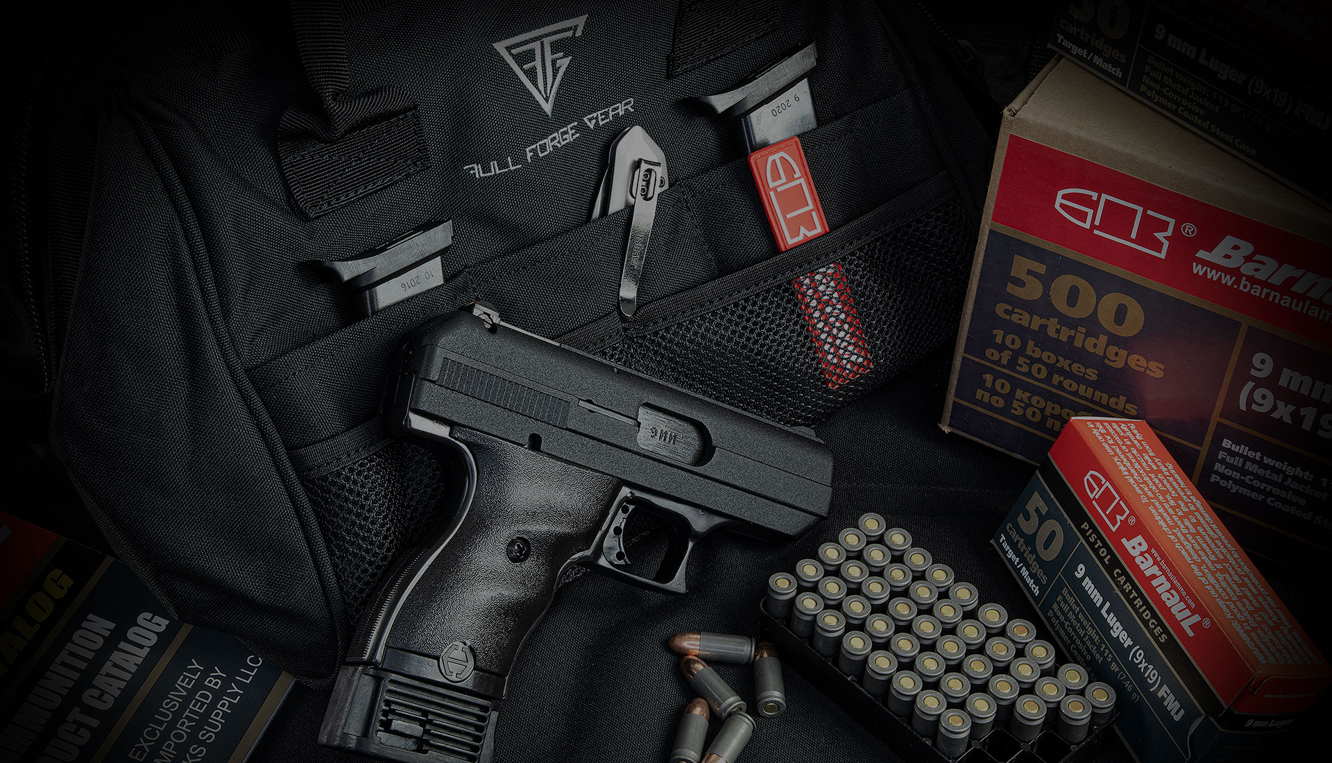 Full Forge Gear black range bag